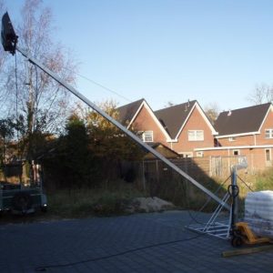 Telescoop Lichtmast HQ 400 watt 6-12 meter